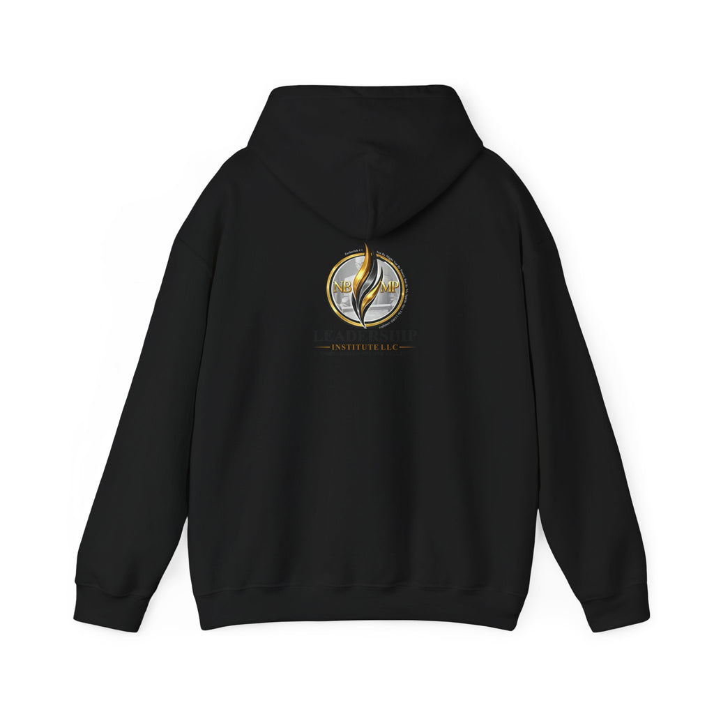 Leadership Hoodie — 'Substance Over Style' Minimal Logo Pullover
