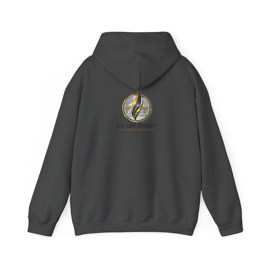 Leadership Hoodie — 'Substance Over Style' Minimal Logo Pullover